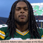 Davante Adams takes a swipe at the Bears.