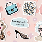 Icon fashionista stickers